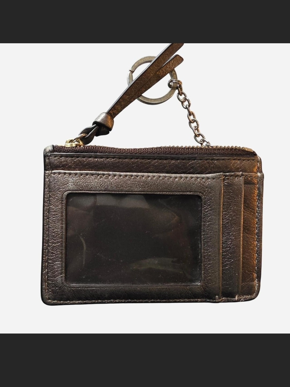 COACH Metallic Mini Skinny Card Case - Picture 2 of 5